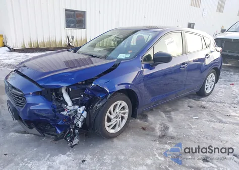 2025 Subaru Impreza Base 5-Door из США, поврежденный, VIN JF1GUABC9S8243364